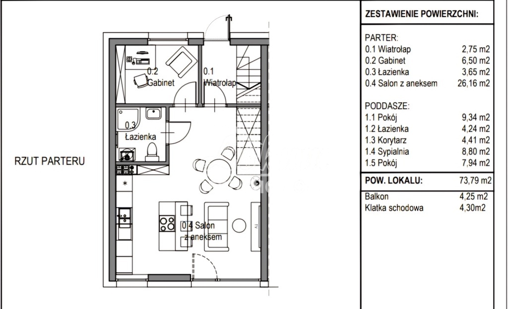 Dom 117,25&nbsp;m², Mierzyn - zdjęcie 3