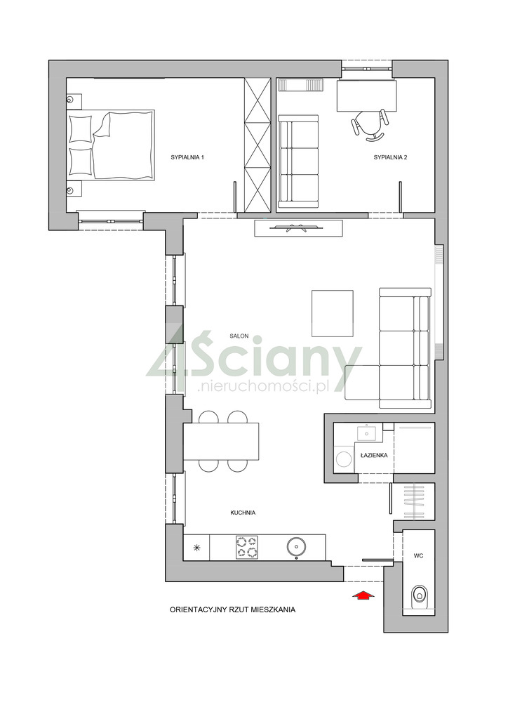 Mieszkanie 69,2&nbsp;m², Warszawa, Praga-Północ, Targowa - zdjęcie 9