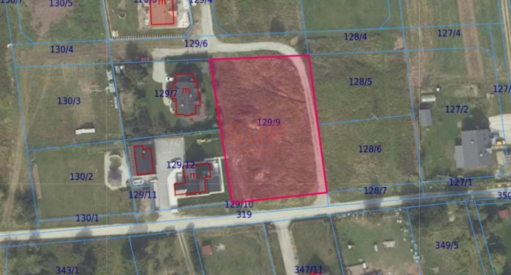 Działka budowlana 2400 m², Chrząstawa Wielka, Spokojna - zdjęcie 2