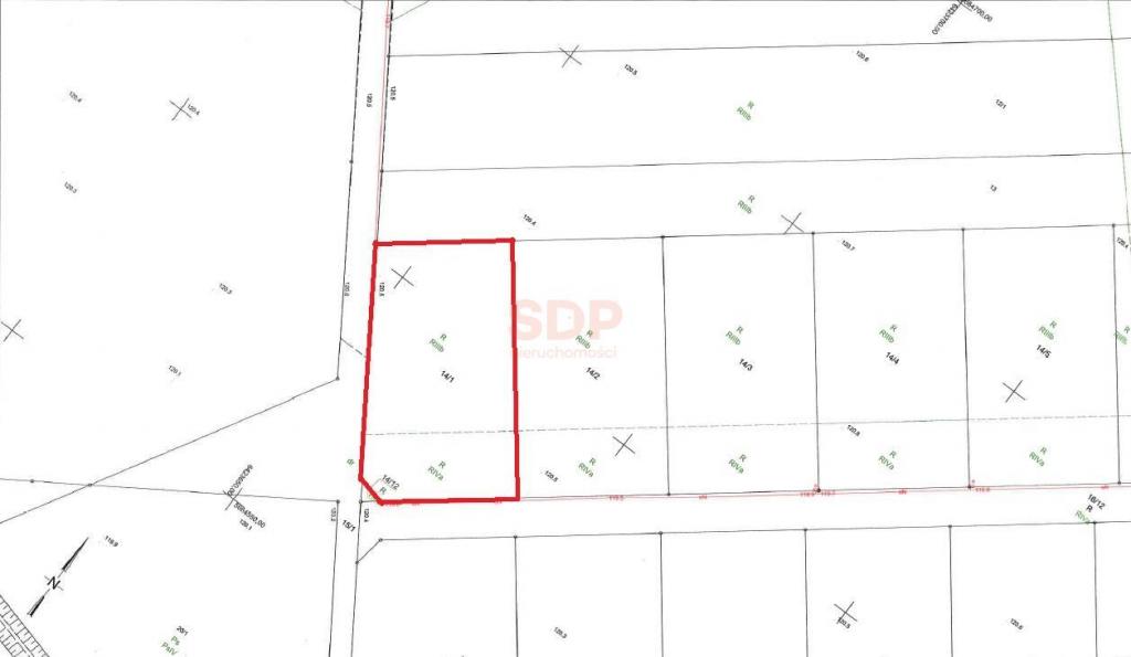 Działka inwestycyjna 1203 m², Wrocław, Fabryczna, Graniczna - zdjęcie 1