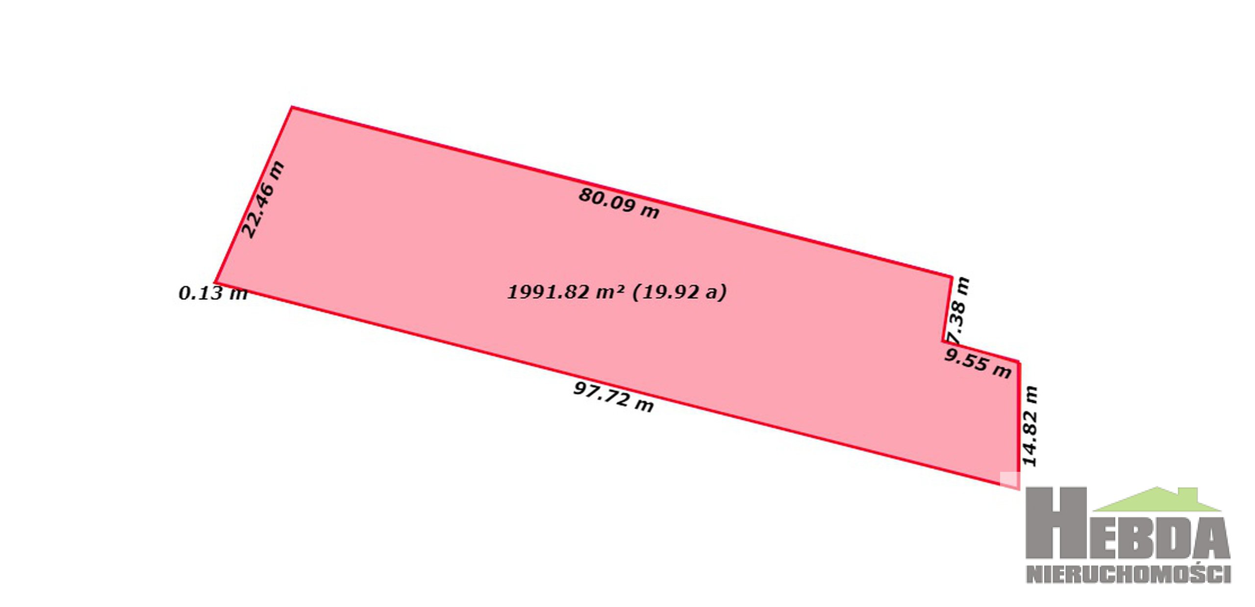 Na sprzedaż działka budowlana, 20 arów, Dąbrówka Szczepanowska - zdjęcie 9