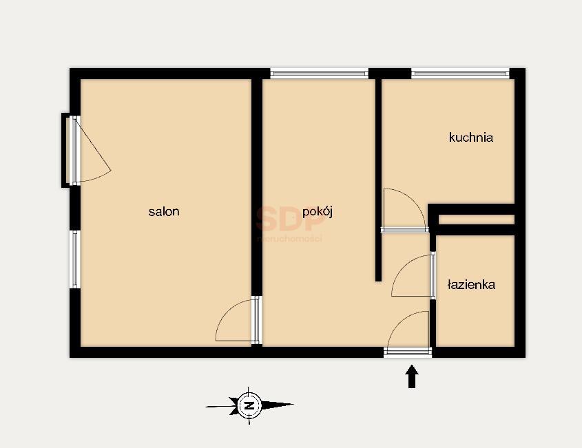 Mieszkanie 39 m², Wrocław, Tadeusza Zielińskiego - zdjęcie 10