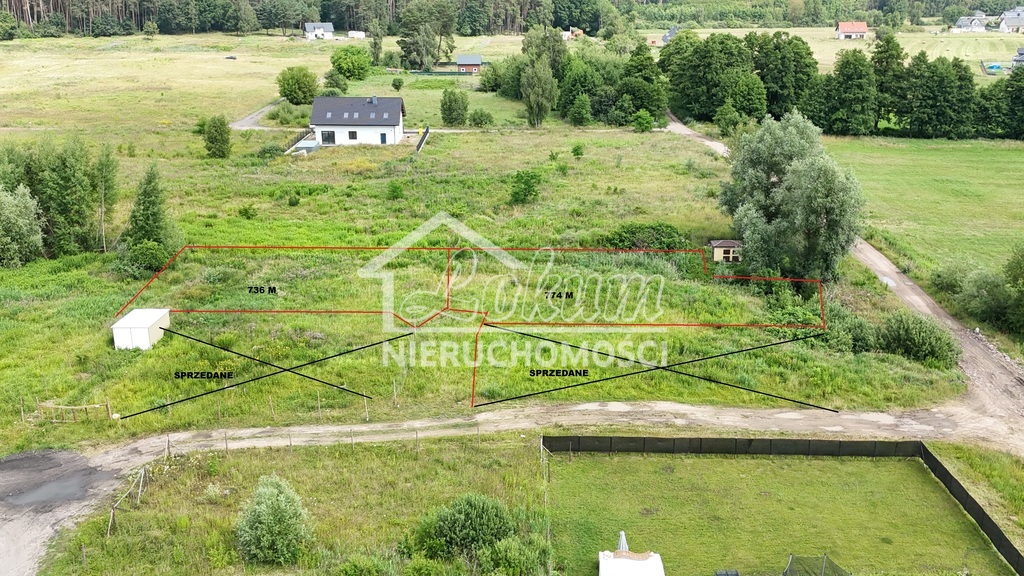 Działka budowlana 747&nbsp;m², Dobra - zdjęcie 3