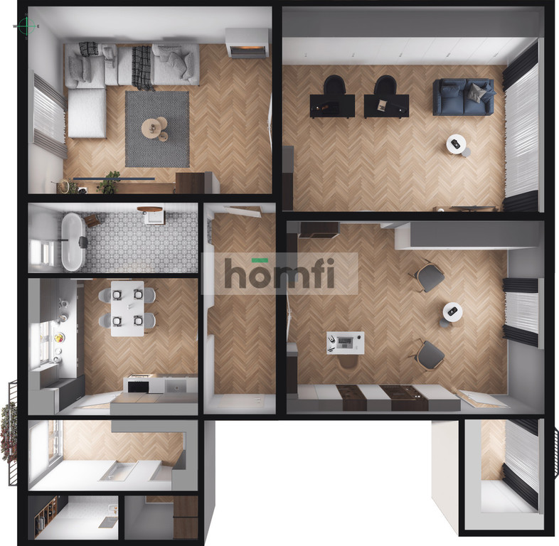 Mieszkanie 144&nbsp;m², Tarnów, Strusina, Kornela Ujejskiego - zdjęcie 8