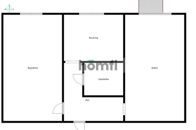 Mieszkanie 35,7&nbsp;m², Skarżysko-Kamienna, Górna Kamienna, Lotnicza - zdjęcie 15