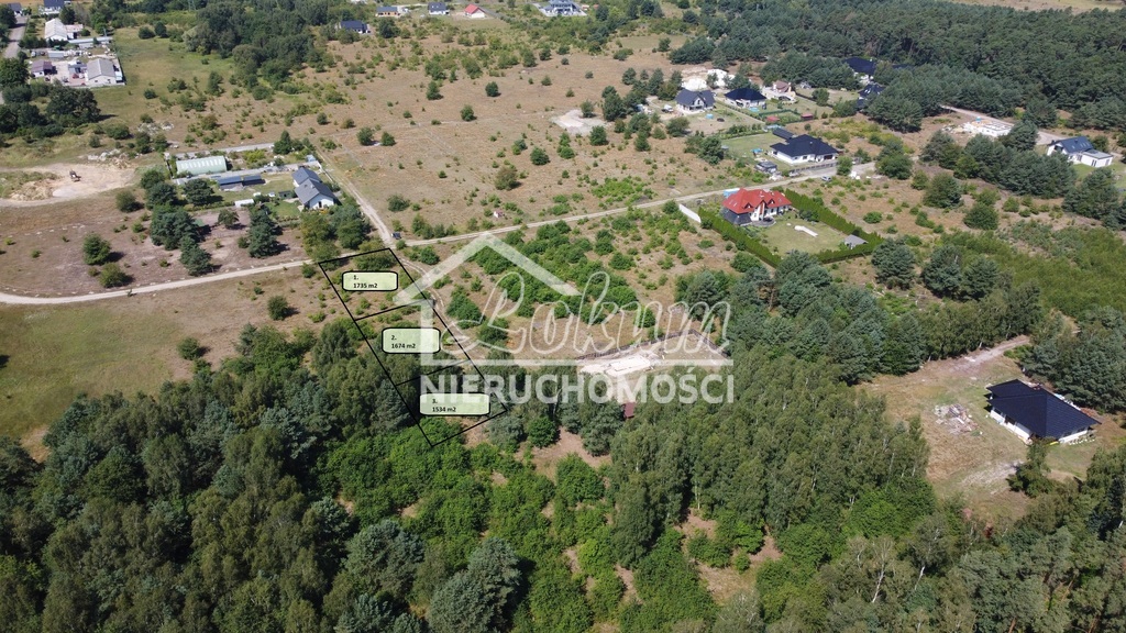 Działka budowlana 1534&nbsp;m², Rurzyca - zdjęcie 2