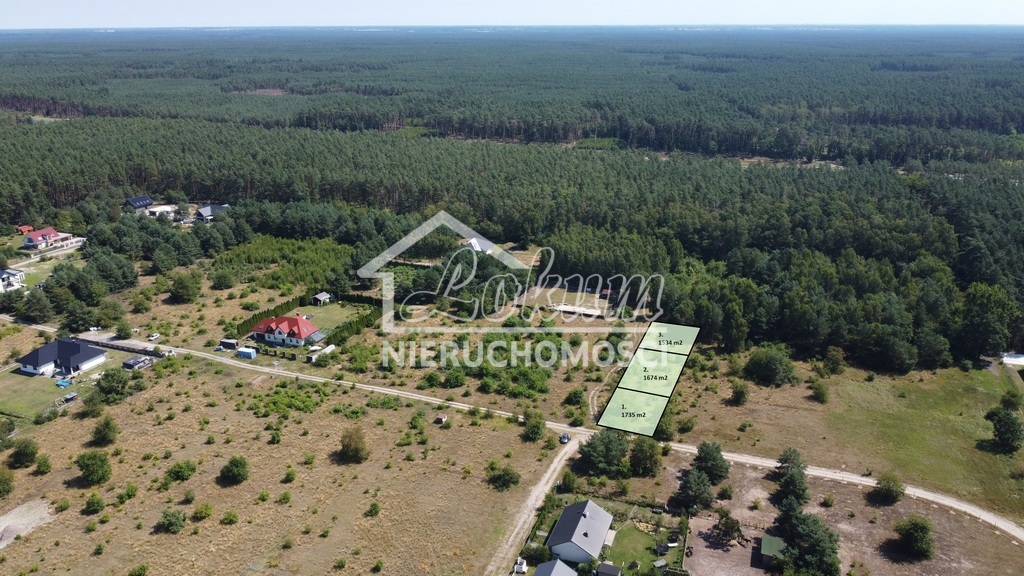 Działka budowlana 1534&nbsp;m², Rurzyca - zdjęcie 1