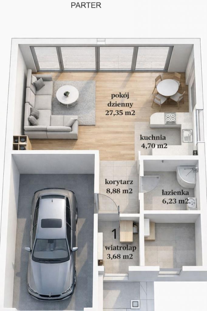 Przestronna, słoneczna połowa bliźniaka w Linii. - zdjęcie 7
