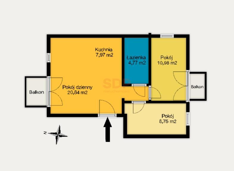 Mieszkanie 53 m², Wrocław, Kamieńskiego Henryka Michała - zdjęcie 8