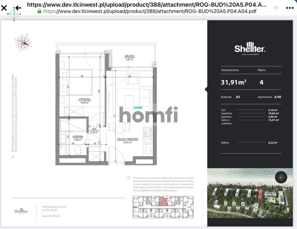 Mieszkanie 32&nbsp;m², Rogowo - zdjęcie 14