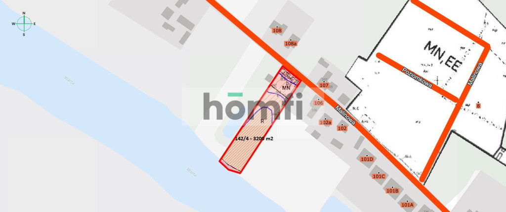 Działka budowlana 3200 m², Powiercie, Malinowa - zdjęcie 10