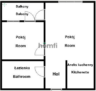 Mieszkanie 46,6 m², Kraków, Podgórze, Górników - zdjęcie 9
