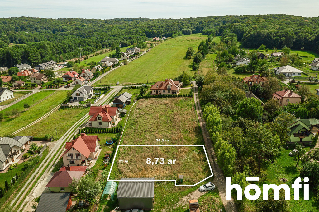 Działka budowlana 873&nbsp;m², Rzeszów, Słocina, św. Marcina - zdjęcie 1