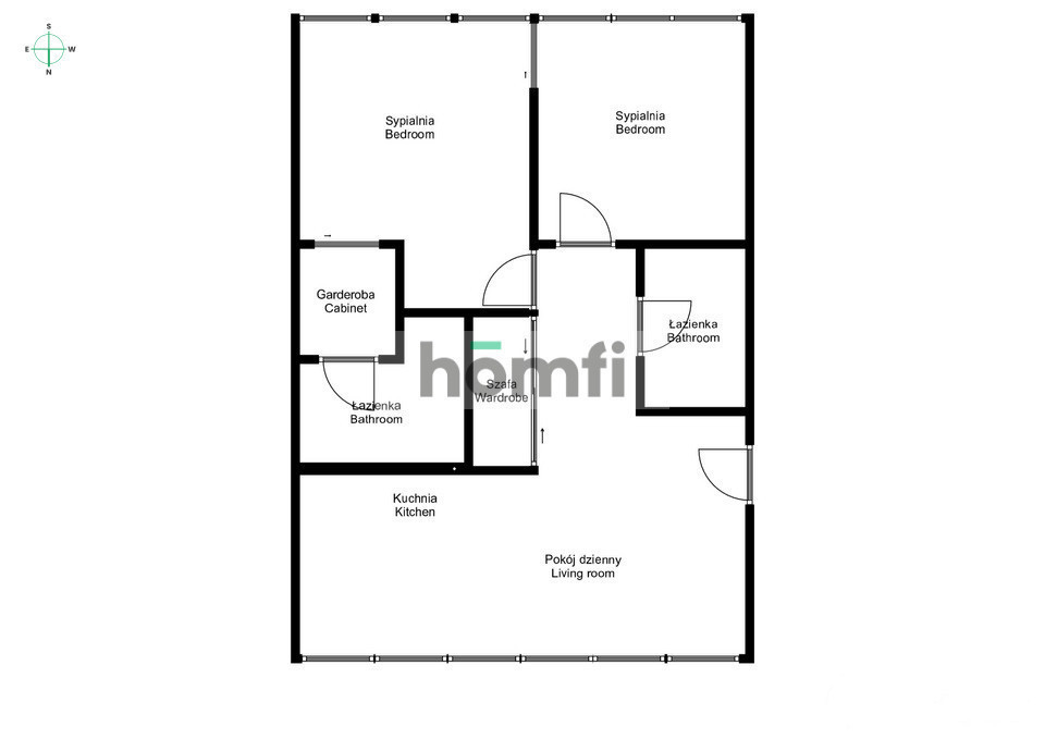 Mieszkanie 106,4&nbsp;m², Wrocław, Krzyki, Gwiaździsta - zdjęcie 19