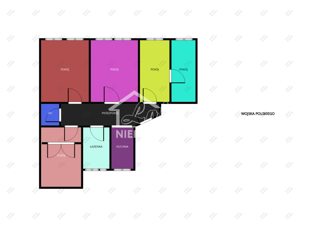 Mieszkanie 125,54&nbsp;m², Szczecin, Centrum, Aleja Wojska Polskiego - zdjęcie 1
