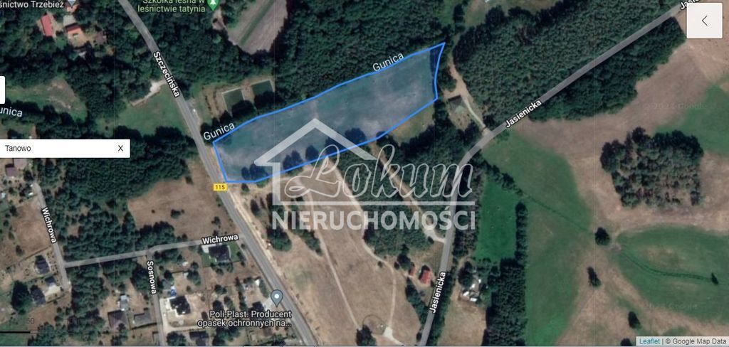 Działka inwestycyjna 1,74 ha, Tanowo, Szczecińska - zdjęcie 2