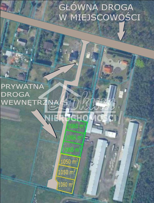 Działka budowlana 1050&nbsp;m², Modrzewie - zdjęcie 2