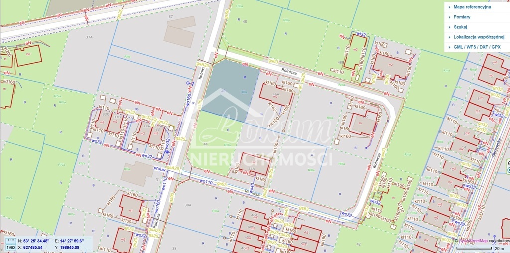 Działka budowlana 824&nbsp;m², Mierzyn - zdjęcie 1