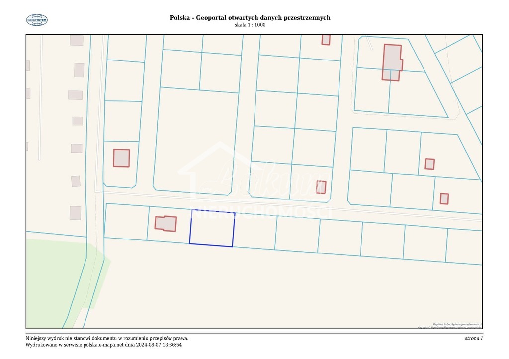 Działka rolna 501&nbsp;m², Wrzosowo - zdjęcie 3