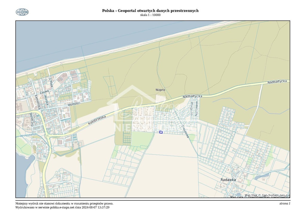Działka rolna 501&nbsp;m², Wrzosowo - zdjęcie 4