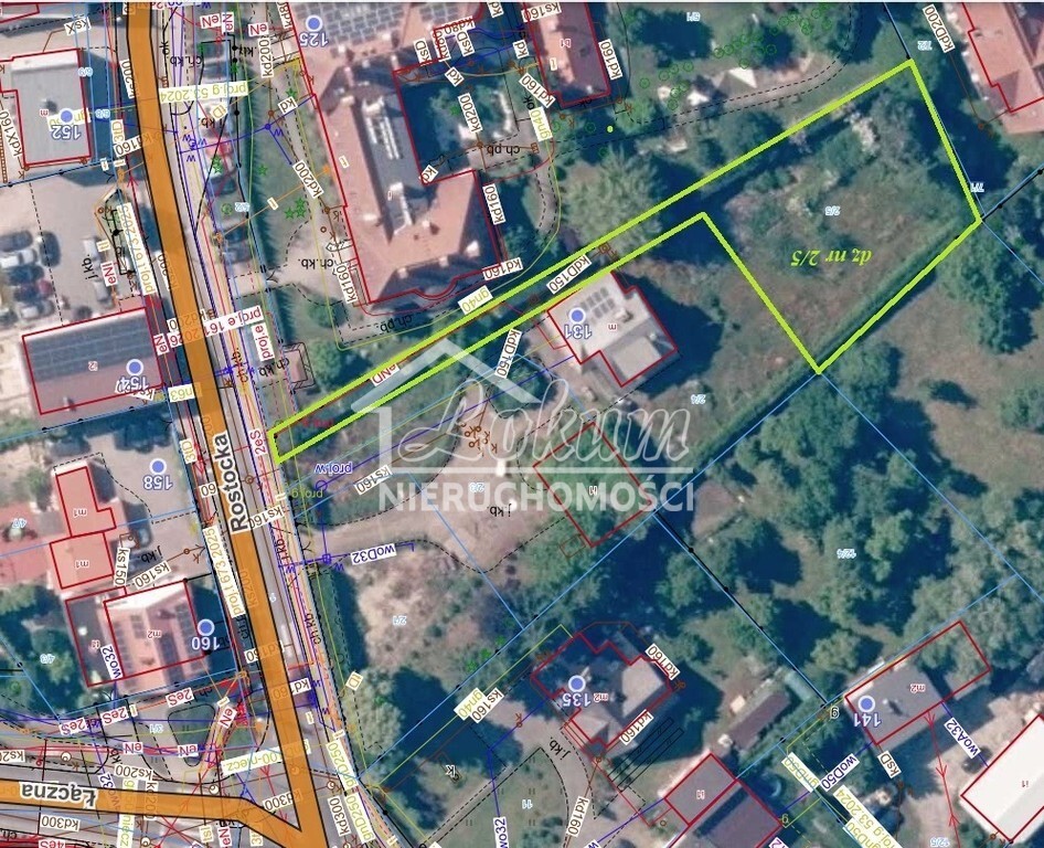 Działka budowlana 952&nbsp;m², Szczecin, Warszewo, Rostocka - zdjęcie 2