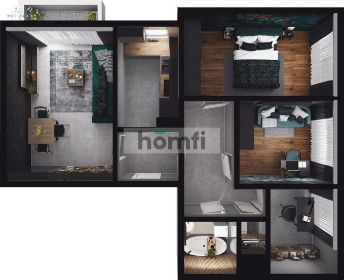 Mieszkanie 64,7 m², Tarnów, Grabówka, Promienna - zdjęcie 8