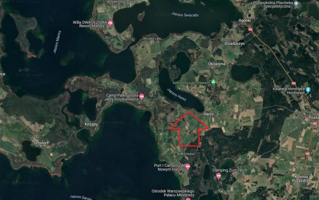 Działka rolna 1981 m², Harsz - zdjęcie 4