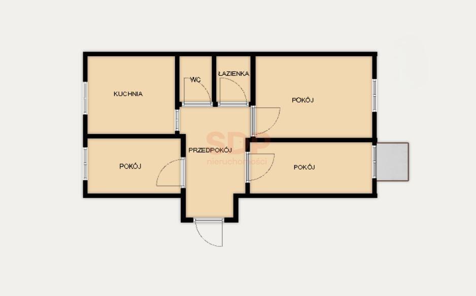 Mieszkanie 61 m², Wrocław, Krzyki, Aleja Wiśniowa - zdjęcie 12