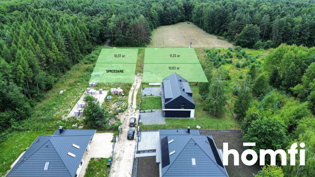 Działka budowlana 1123&nbsp;m², Las Winiarski - zdjęcie 1