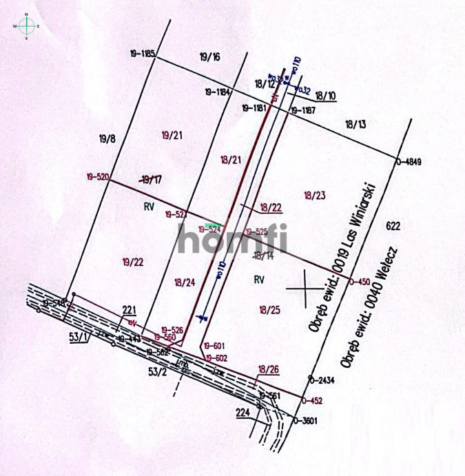 Działka budowlana 1123&nbsp;m², Las Winiarski - zdjęcie 3
