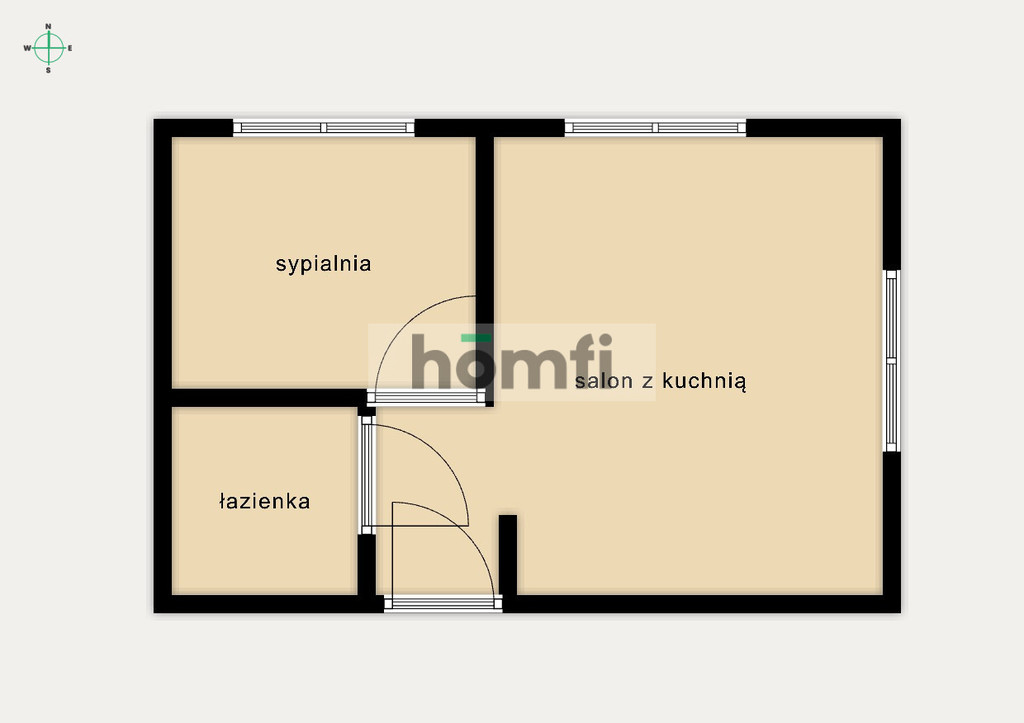 Mieszkanie 38&nbsp;m², Łódź, Widzew, Nowa - zdjęcie 13
