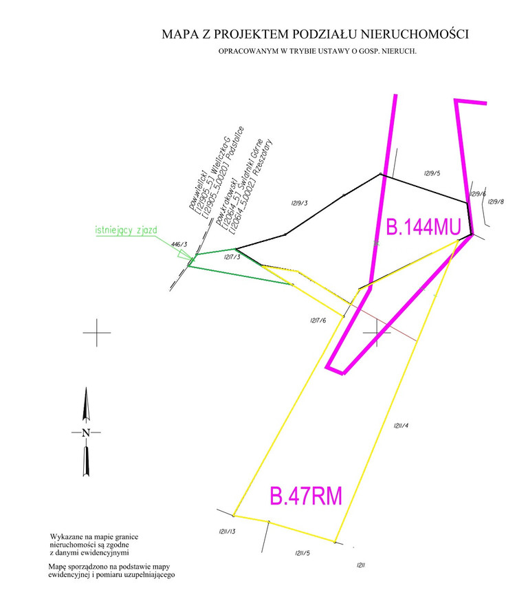 Działka budowlana 3322&nbsp;m², Rzeszotary, Szlachecka - zdjęcie 2