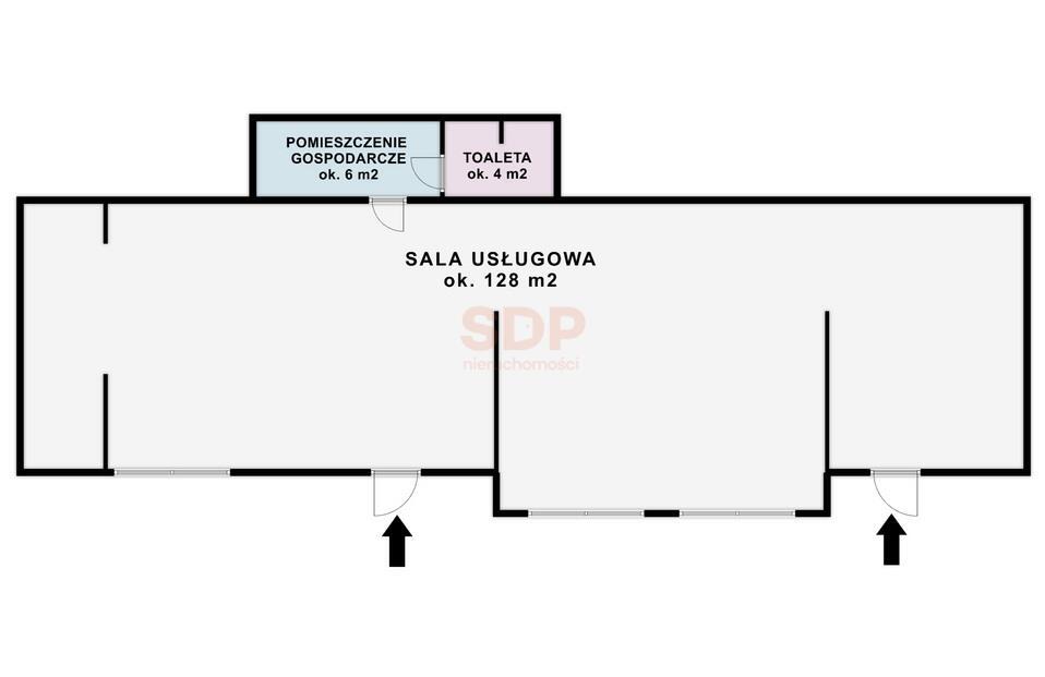Lokal usługowy do wynajęcia, 135 m², Wrocław, Fabryczna, Alfreda Jahna - zdjęcie 2