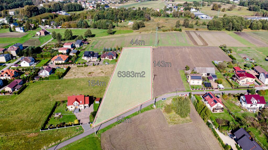 Działka budowlana 6383&nbsp;m², Orzesze, Masztowa - zdjęcie 5