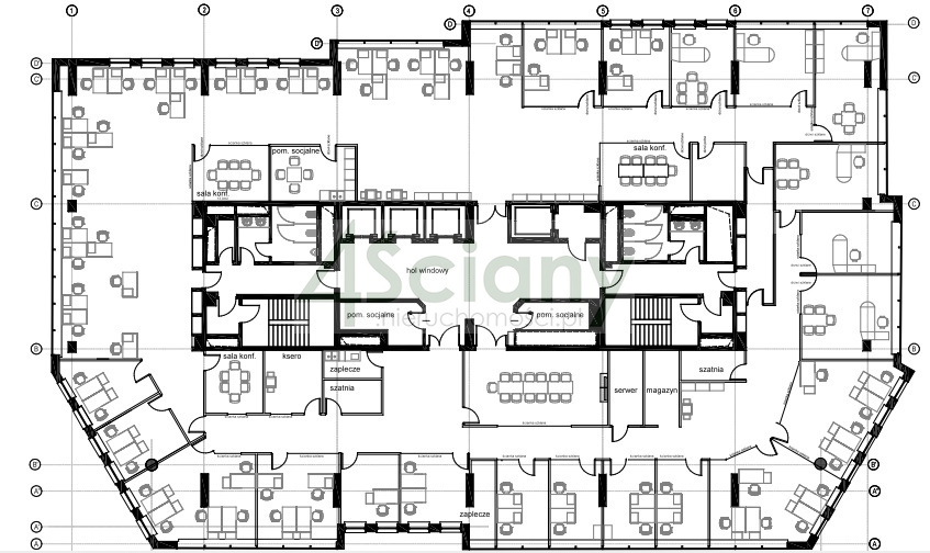 Lokal biurowy do wynajęcia, 550 m², Warszawa - zdjęcie 2