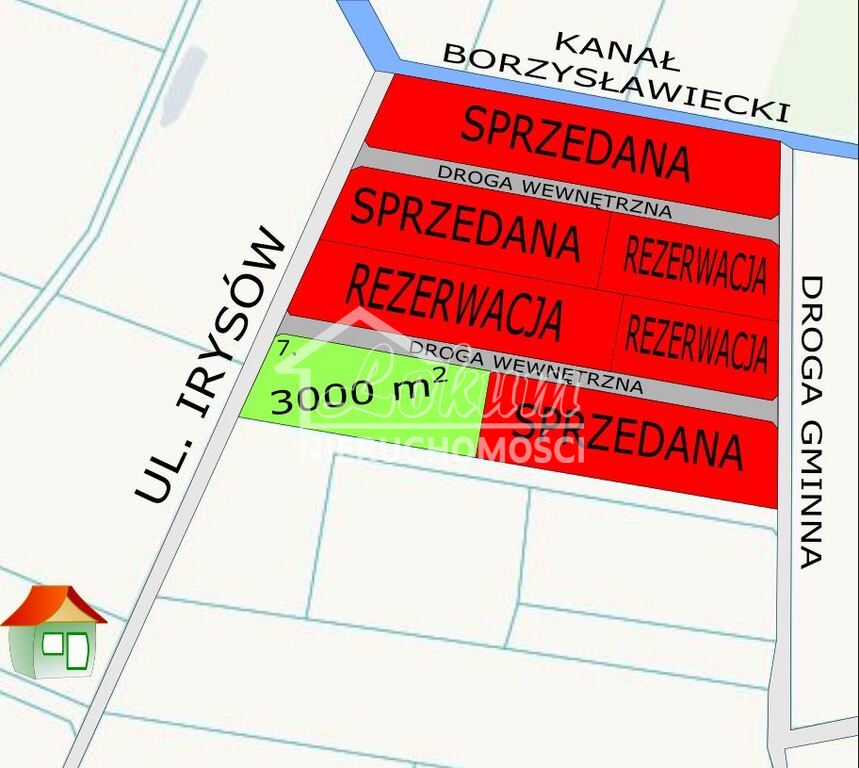 Działka budowlana 3000&nbsp;m², Lubczyna - zdjęcie 9