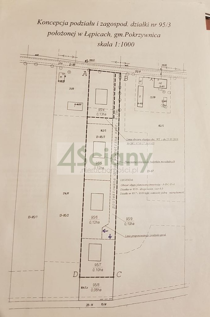 Działka budowlana 2224 m², Łępice - zdjęcie 7