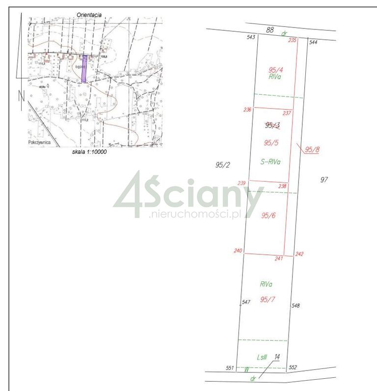 Działka budowlana 1100 m², Łępice - zdjęcie 2