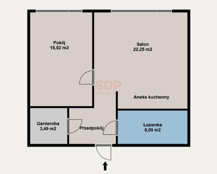 Mieszkanie 52 m², Wrocław, Stare Miasto, Krawiecka - zdjęcie 8