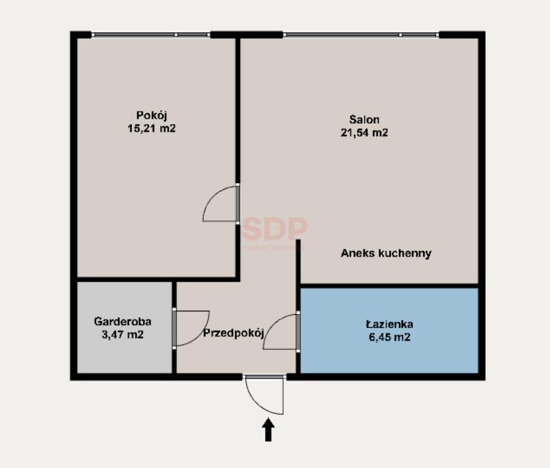 Mieszkanie 51 m², Wrocław, Stare Miasto, Krawiecka - zdjęcie 7