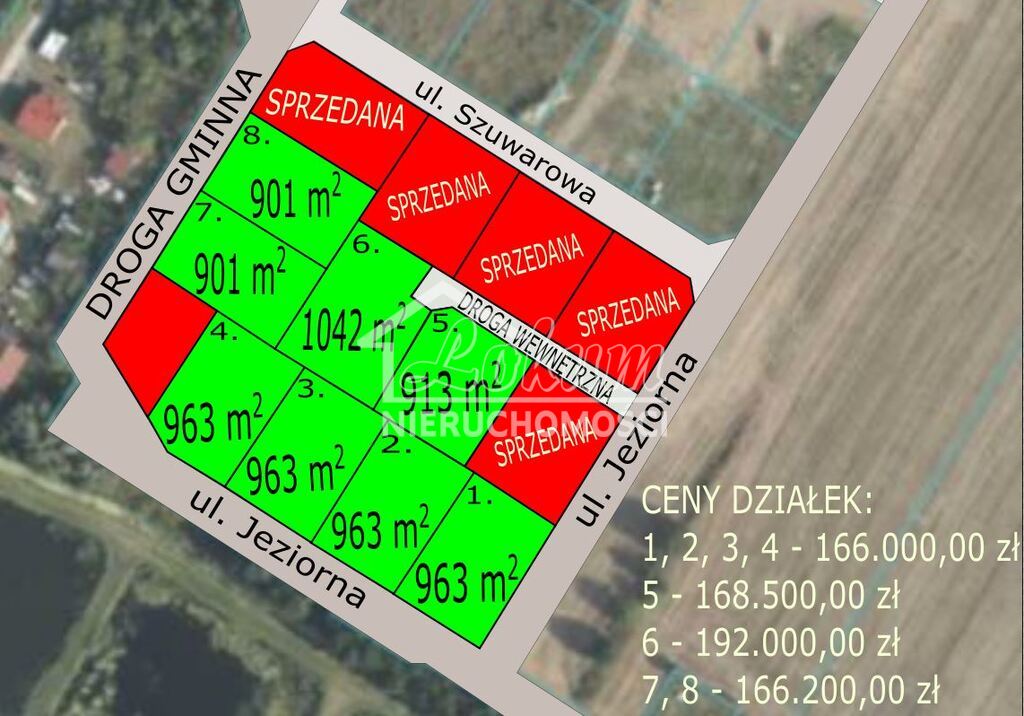 Działka budowlana 1042&nbsp;m², Goleniów - zdjęcie 6