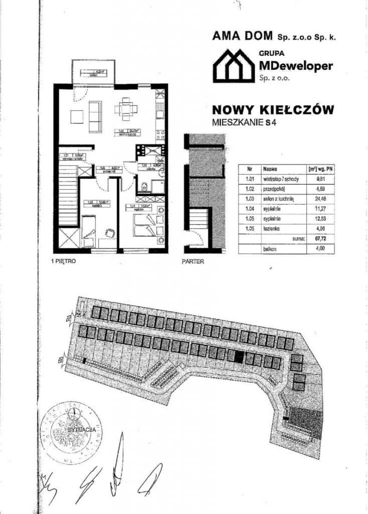 3 pokoje, 2 miejsca postojowe, balkon - zdjęcie 23