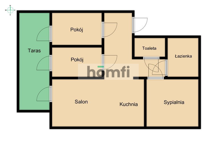 Mieszkanie 72,02 m², Kielce, Szydłówek, Kasztanowa - zdjęcie 12