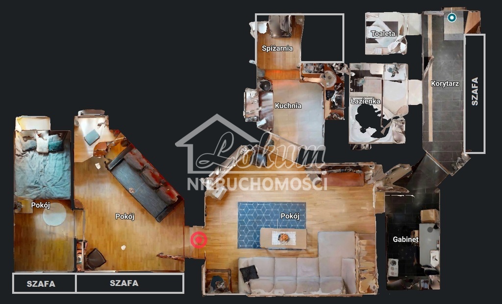 Mieszkanie 77,53&nbsp;m², Szczecin, Śródmieście, al. Papieża Jana Pawła II - zdjęcie 2