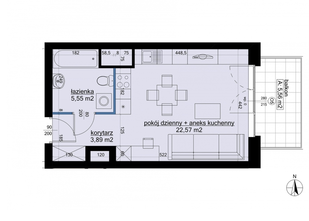 Mieszkanie 53,97 m², Poznań, Hawelańska - zdjęcie 7