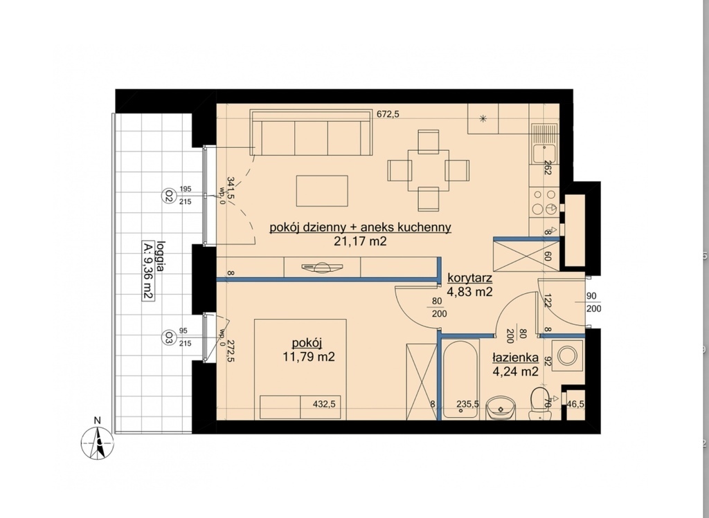Mieszkanie 53,97 m², Poznań, Hawelańska - zdjęcie 6