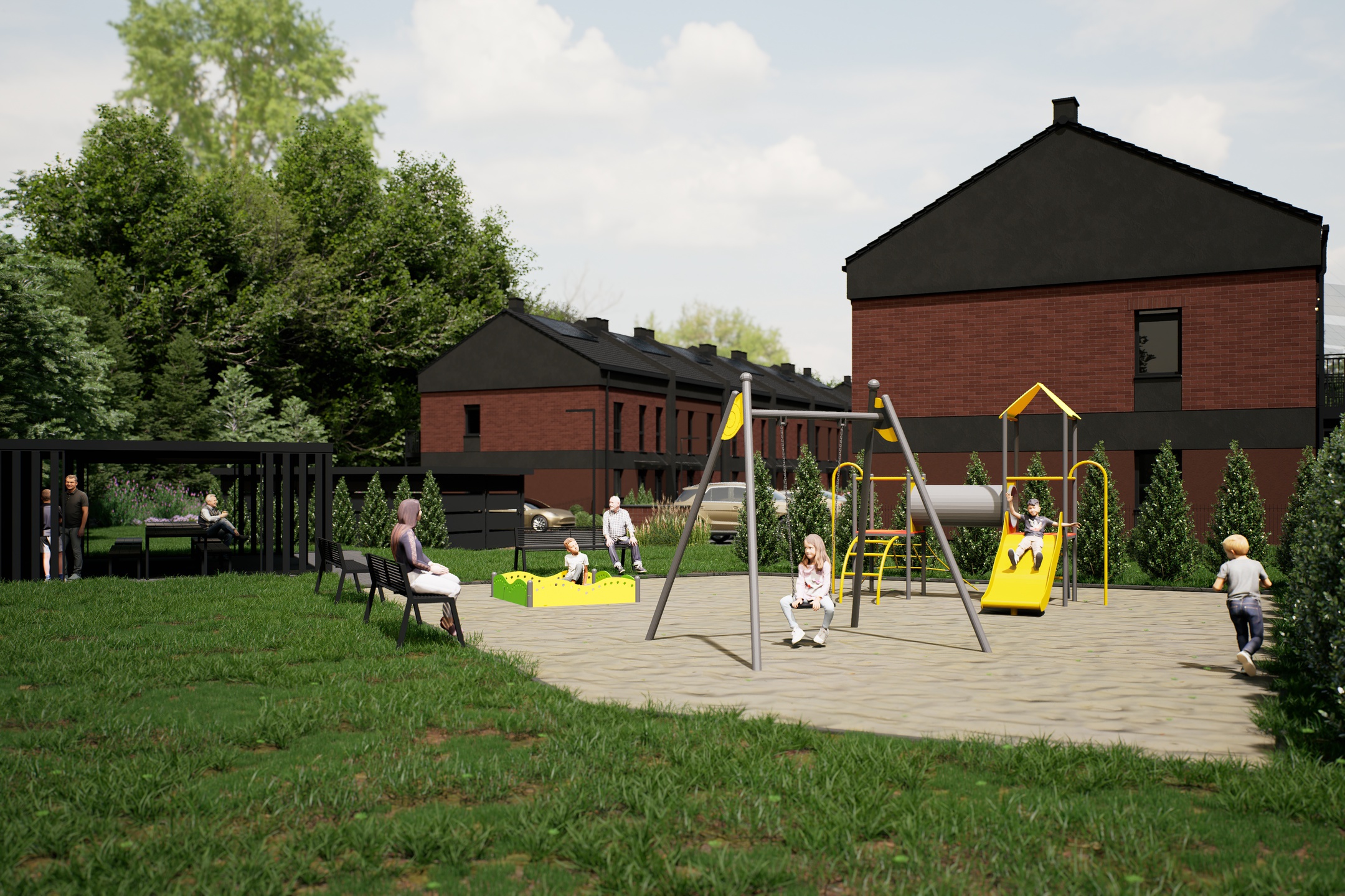 ***NOWA INWESTYCJA*** Jaroszówka, ul. Pużaka, mieszkanie 51,95 m2 z ogródkiem - zdjęcie 4