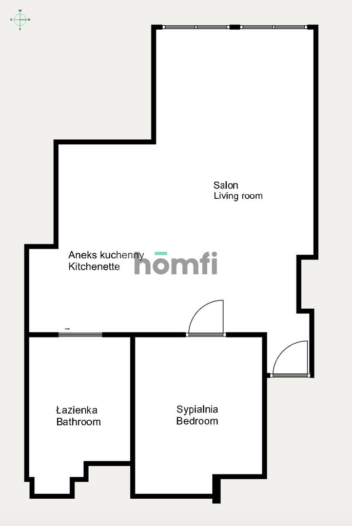 Mieszkanie 35,8 m², Kraków, Stare Miasto, Wenecja - zdjęcie 16