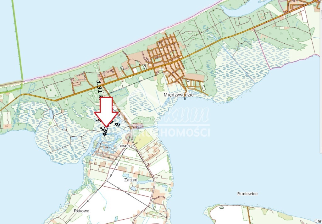 Działka budowlana 1709&nbsp;m², Międzywodzie - zdjęcie 2