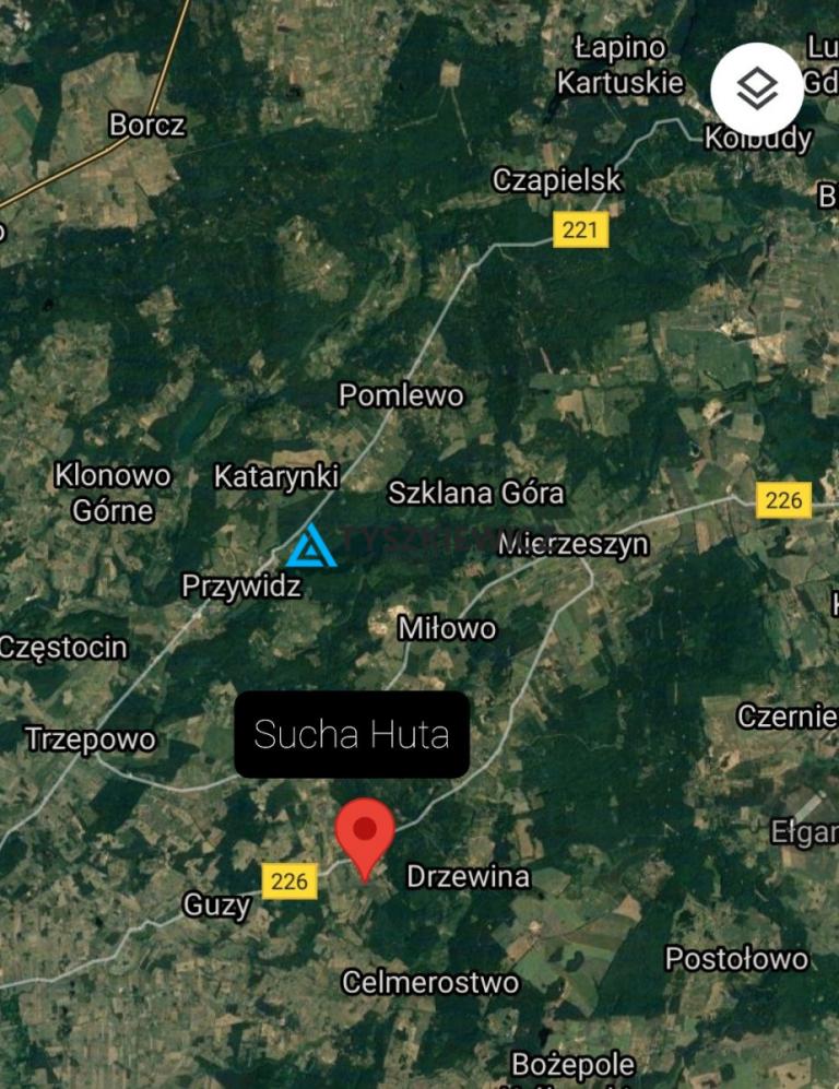 Działka pod budowę WZ 4046m2  Sucha Huta - zdjęcie 1